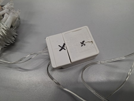 Boitier Shein lors du test d'impact